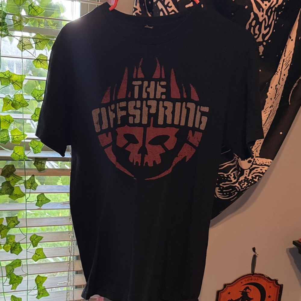 Offspring Black and Red Graphic Band Tee